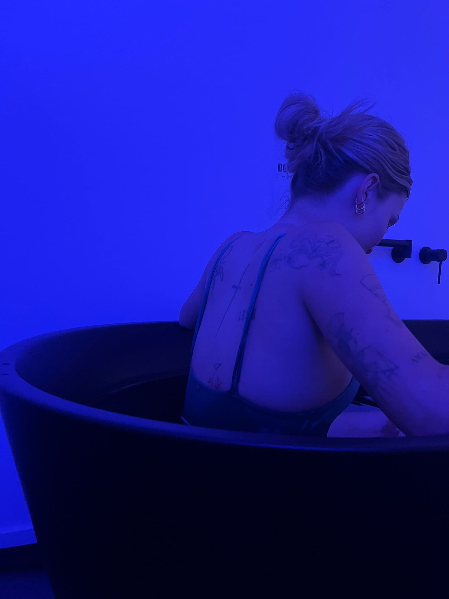 The sauna and ice bath recovery area at WITHIN in Rathmines